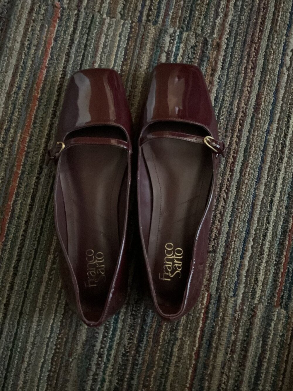 Red Franco Sarto Flats